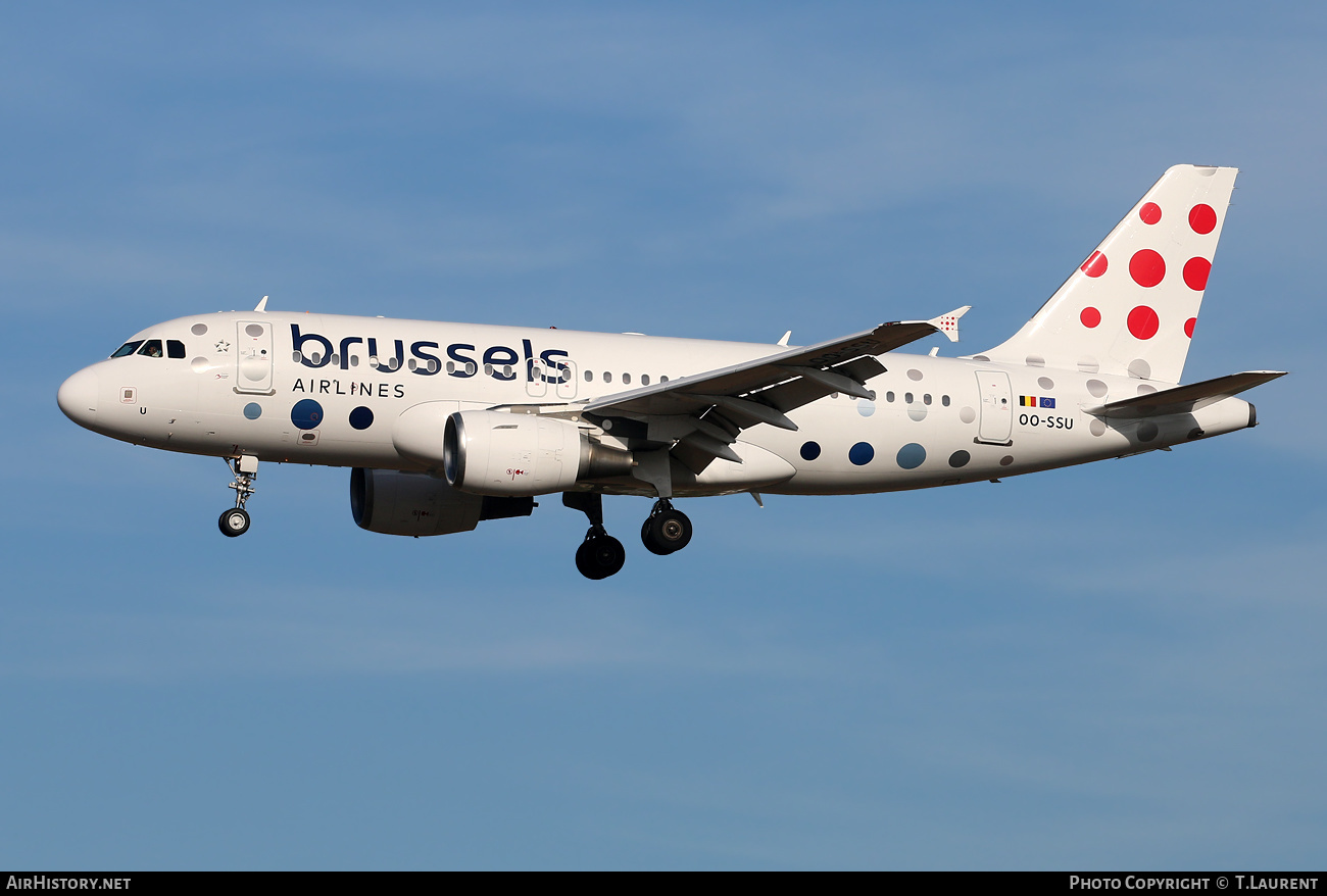 Aircraft Photo of OO-SSU | Airbus A319-111 | Brussels Airlines | AirHistory.net #608714