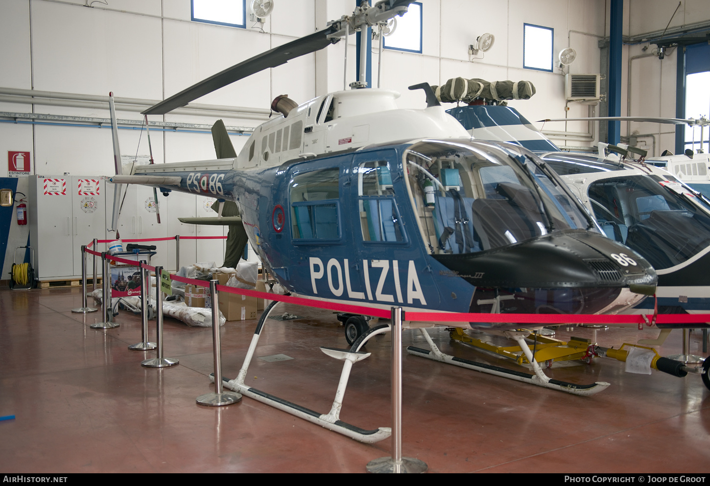 Aircraft Photo of PS-86 | Bell AB-206B-3 JetRanger III | Italy - Polizia | AirHistory.net #608728