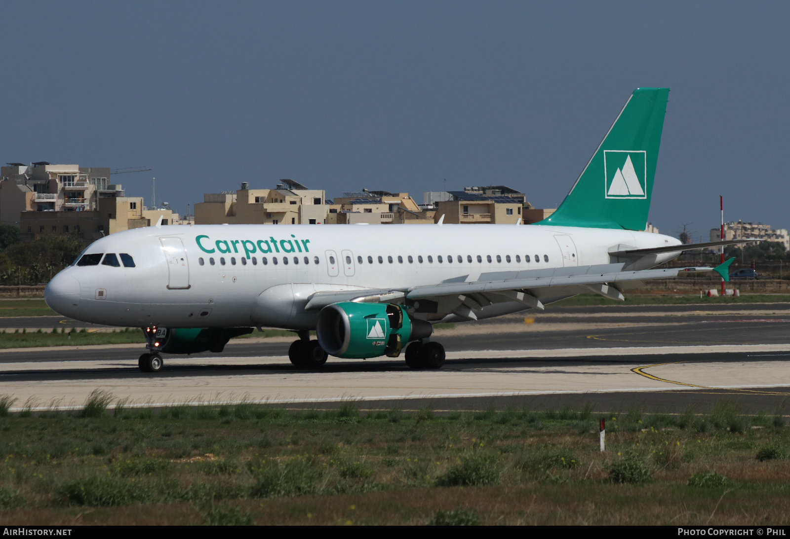 Aircraft Photo of YR-ABA | Airbus A319-111 | Carpatair | AirHistory.net #608735