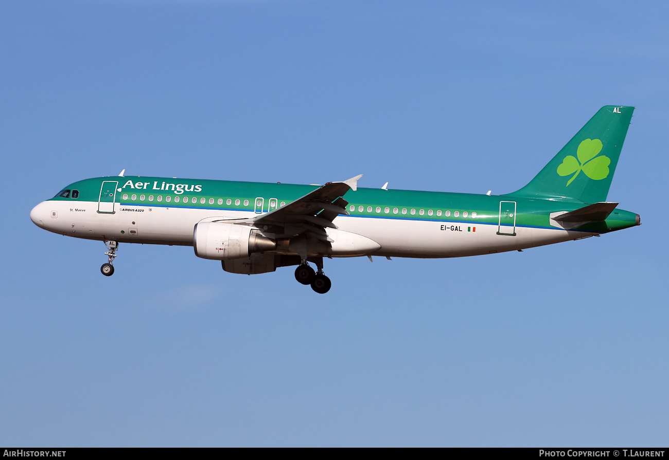 Aircraft Photo of EI-GAL | Airbus A320-214 | Aer Lingus | AirHistory.net #608737