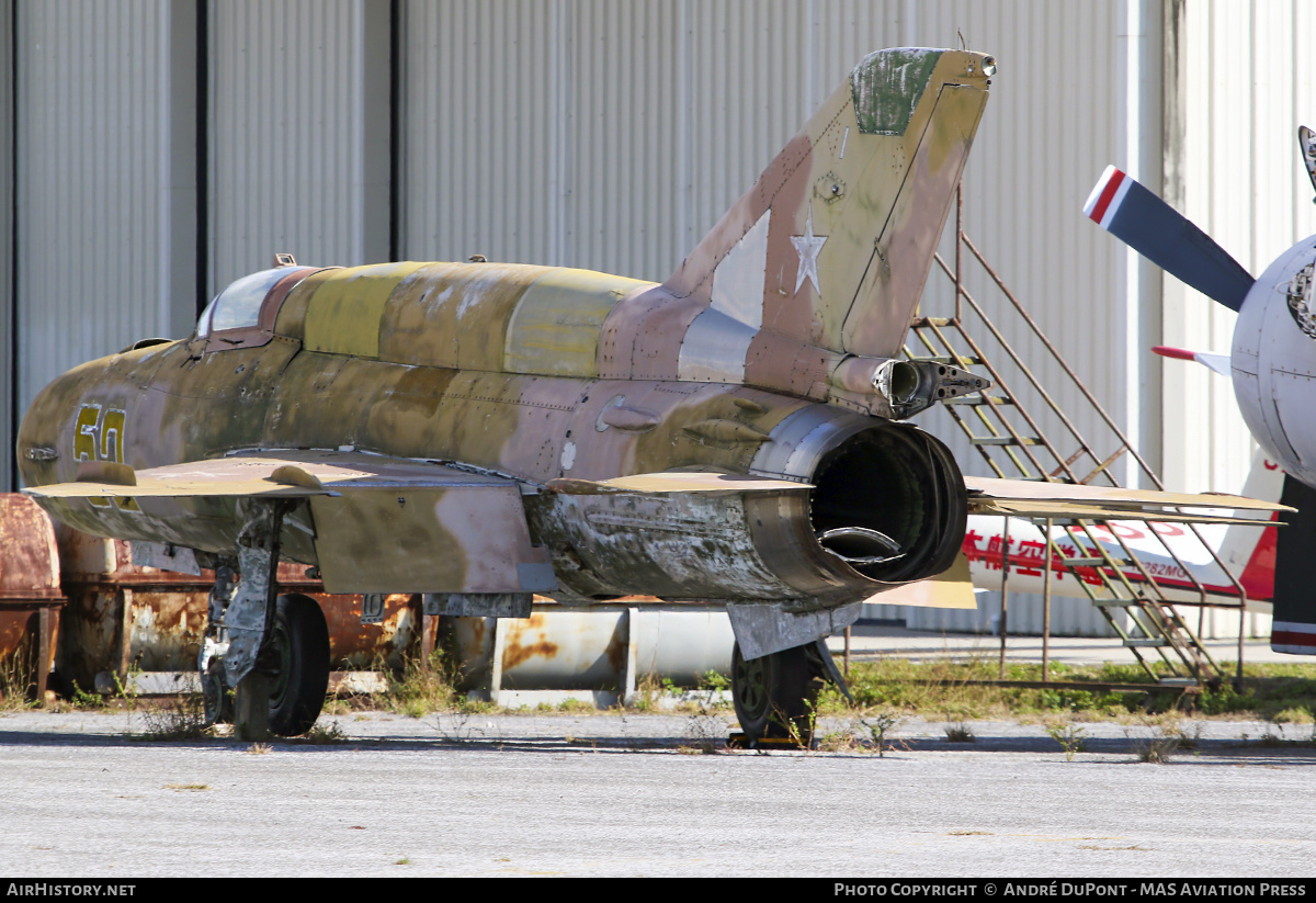 Aircraft Photo of 52 yellow | Mikoyan-Gurevich MiG-21SMT | Soviet Union - Air Force | AirHistory.net #608766