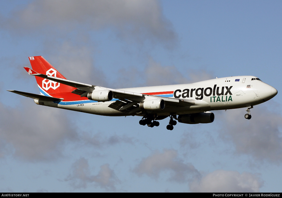 Aircraft Photo of LX-RCV | Boeing 747-4R7F/SCD | Cargolux Italia | AirHistory.net #608767