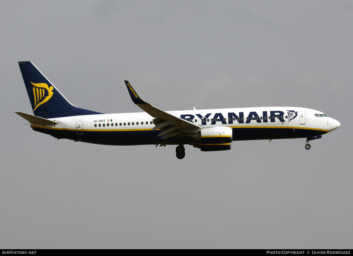 Aircraft Photo of EI-DHT | Boeing 737-8AS | Ryanair | AirHistory.net #608780