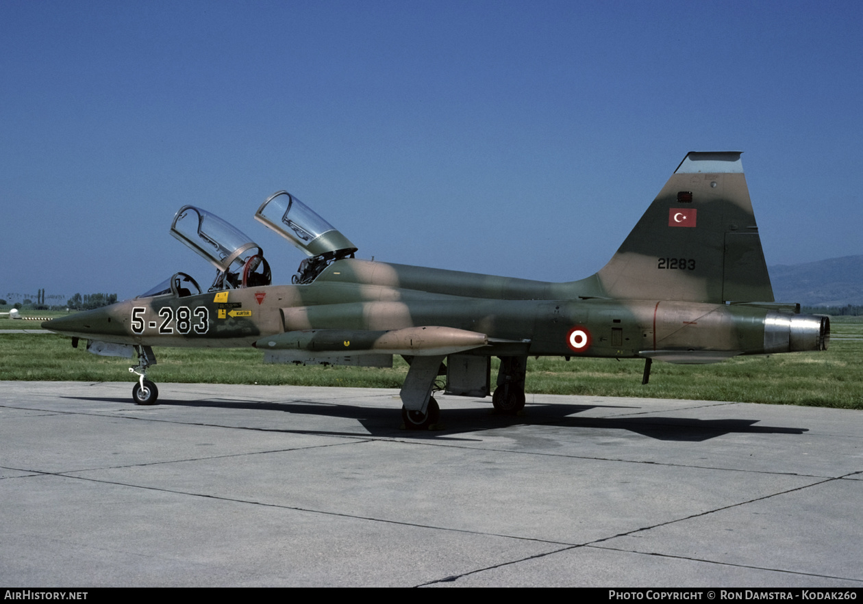 Aircraft Photo of 67-21283 / 21283 | Northrop F-5B Freedom Fighter | Turkey - Air Force | AirHistory.net #608783