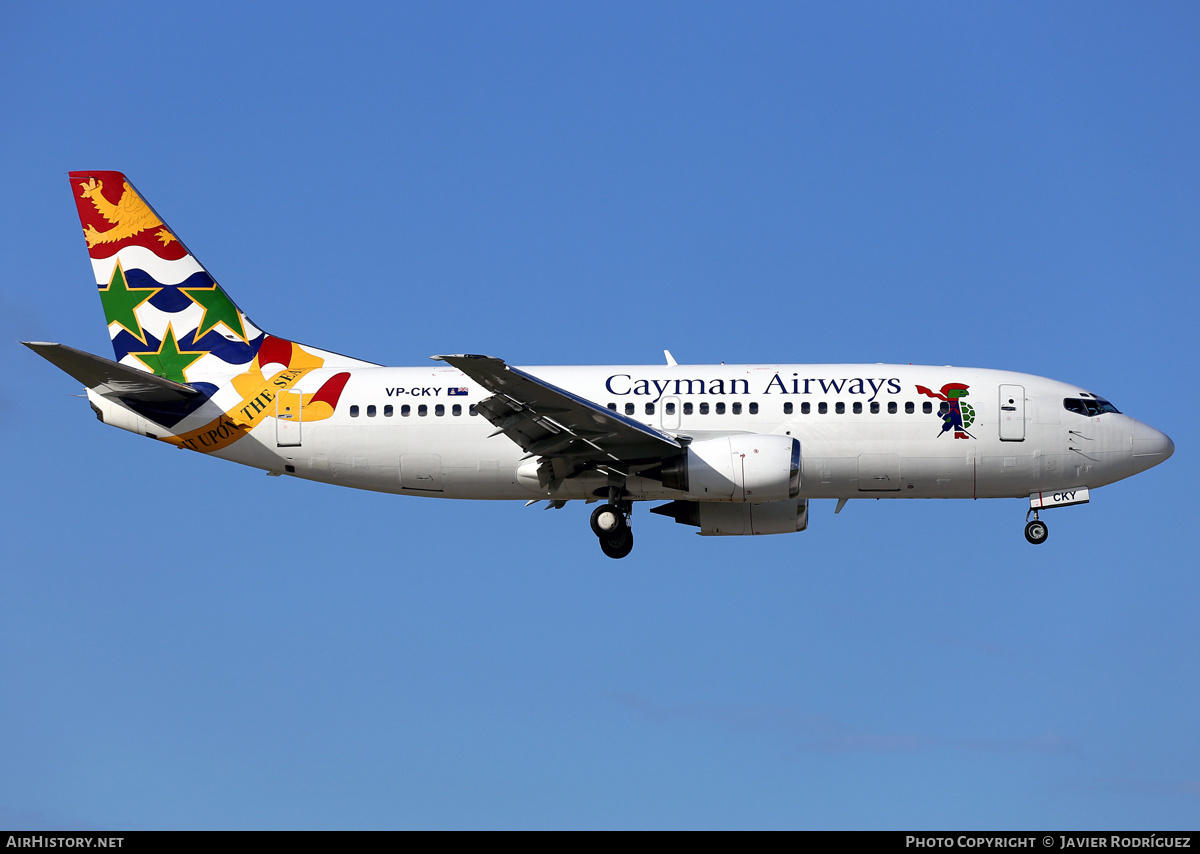 Aircraft Photo of VP-CKY | Boeing 737-3Q8 | Cayman Airways | AirHistory.net #608795