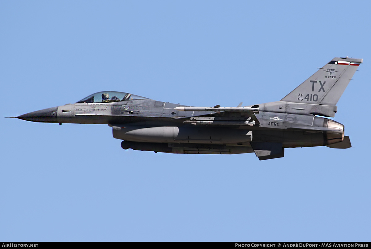 Aircraft Photo of 85-1410 / AF85-410 | General Dynamics F-16C Fighting Falcon | USA - Air Force | AirHistory.net #608804