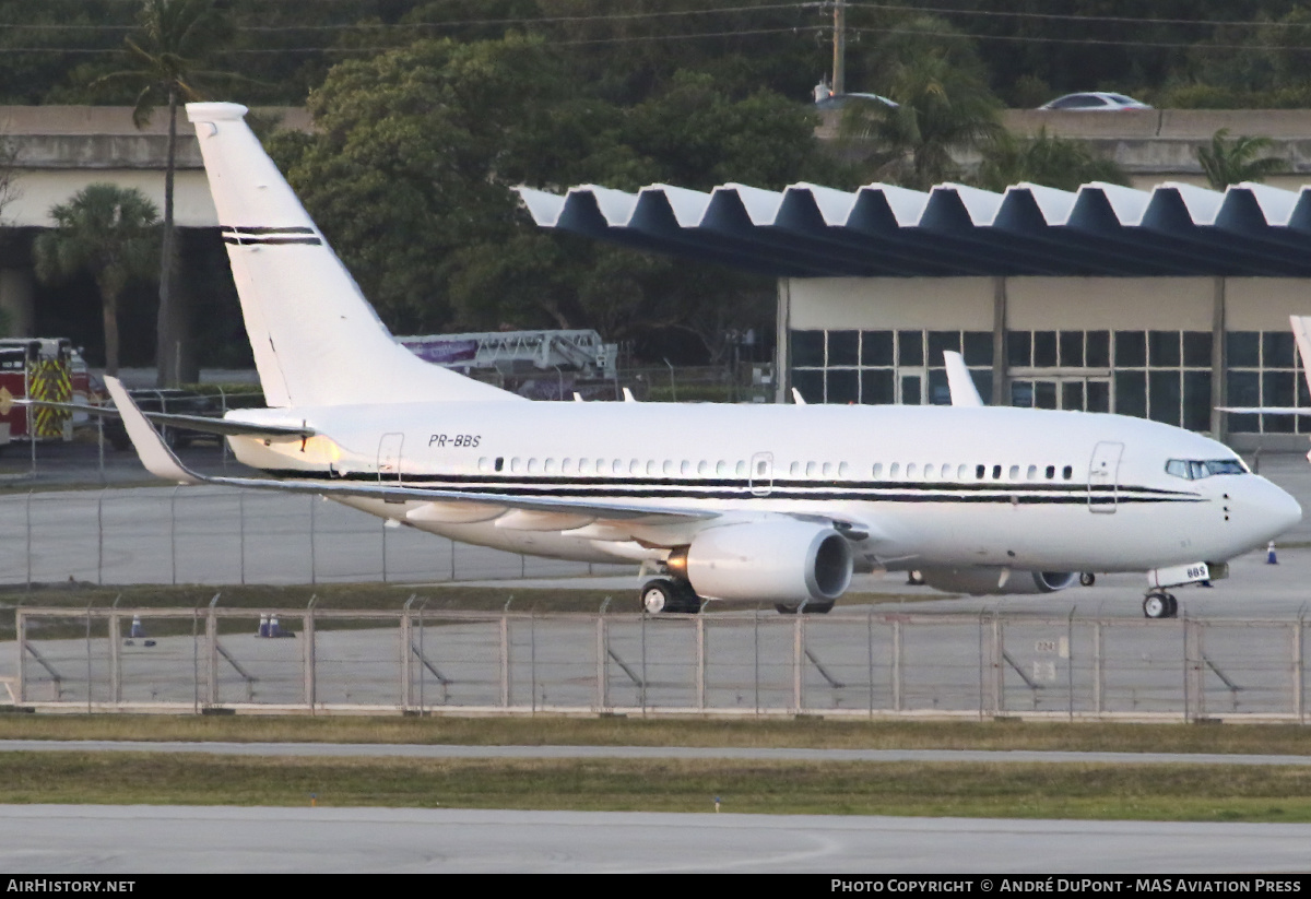Aircraft Photo of PR-BBS | Boeing 737-7BC BBJ | AirHistory.net #608822