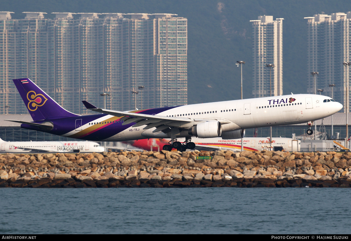 Aircraft Photo of HS-TEJ | Airbus A330-322 | Thai Airways International | AirHistory.net #608833