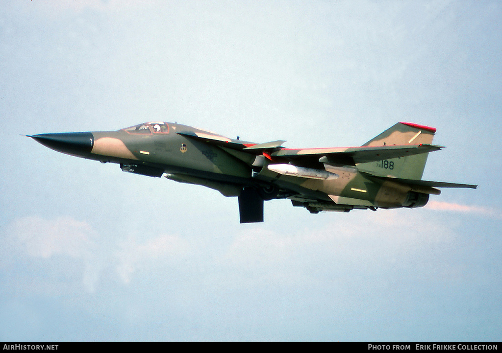 Aircraft Photo of 74-0188 | General Dynamics F-111F Aardvark | USA - Air Force | AirHistory.net #608834