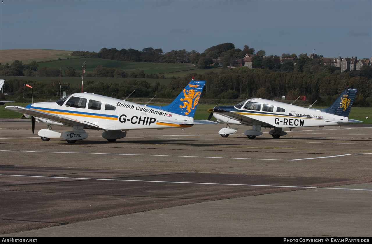 Aircraft Photo of G-CHIP | Piper PA-28-181 Cherokee Archer II | British Caledonian Airways | AirHistory.net #608859