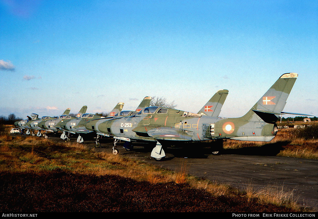 Aircraft Photo of C-253 | Republic RF-84F Thunderflash | Denmark - Air Force | AirHistory.net #608863