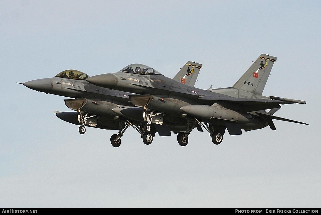 Aircraft Photo of 89-0035 | General Dynamics F-16CG Fighting Falcon | Turkey - Air Force | AirHistory.net #608864