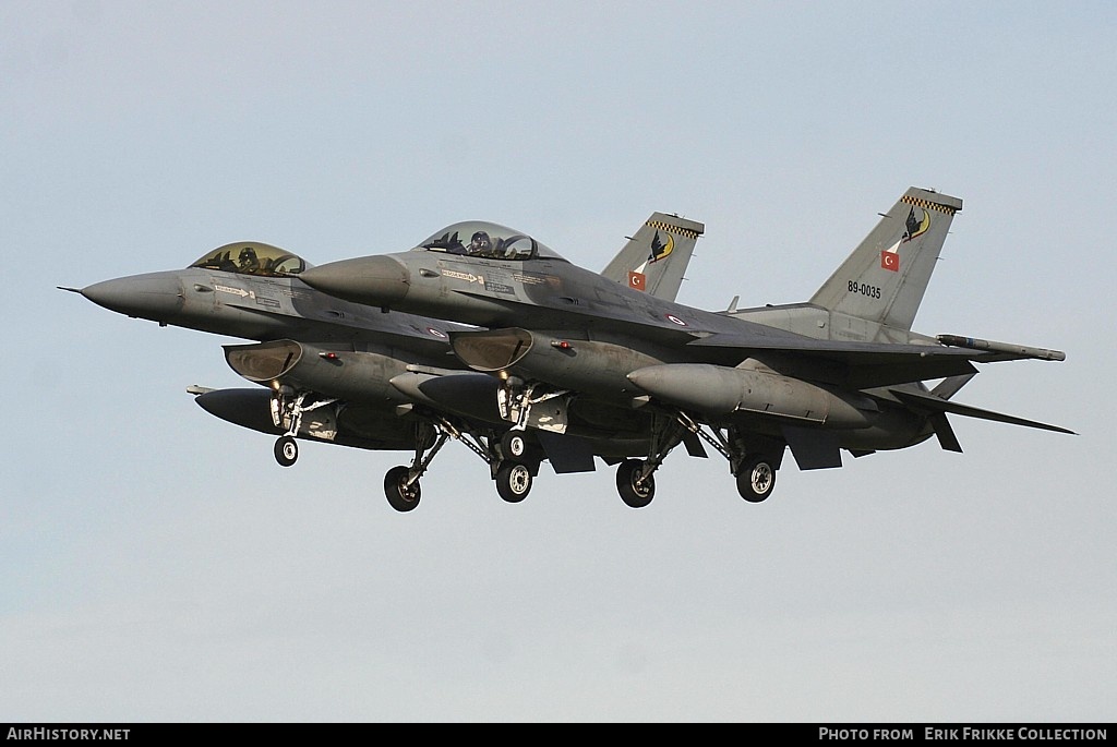 Aircraft Photo of 89-0035 | General Dynamics F-16C Fighting Falcon | Turkey - Air Force | AirHistory.net #608864