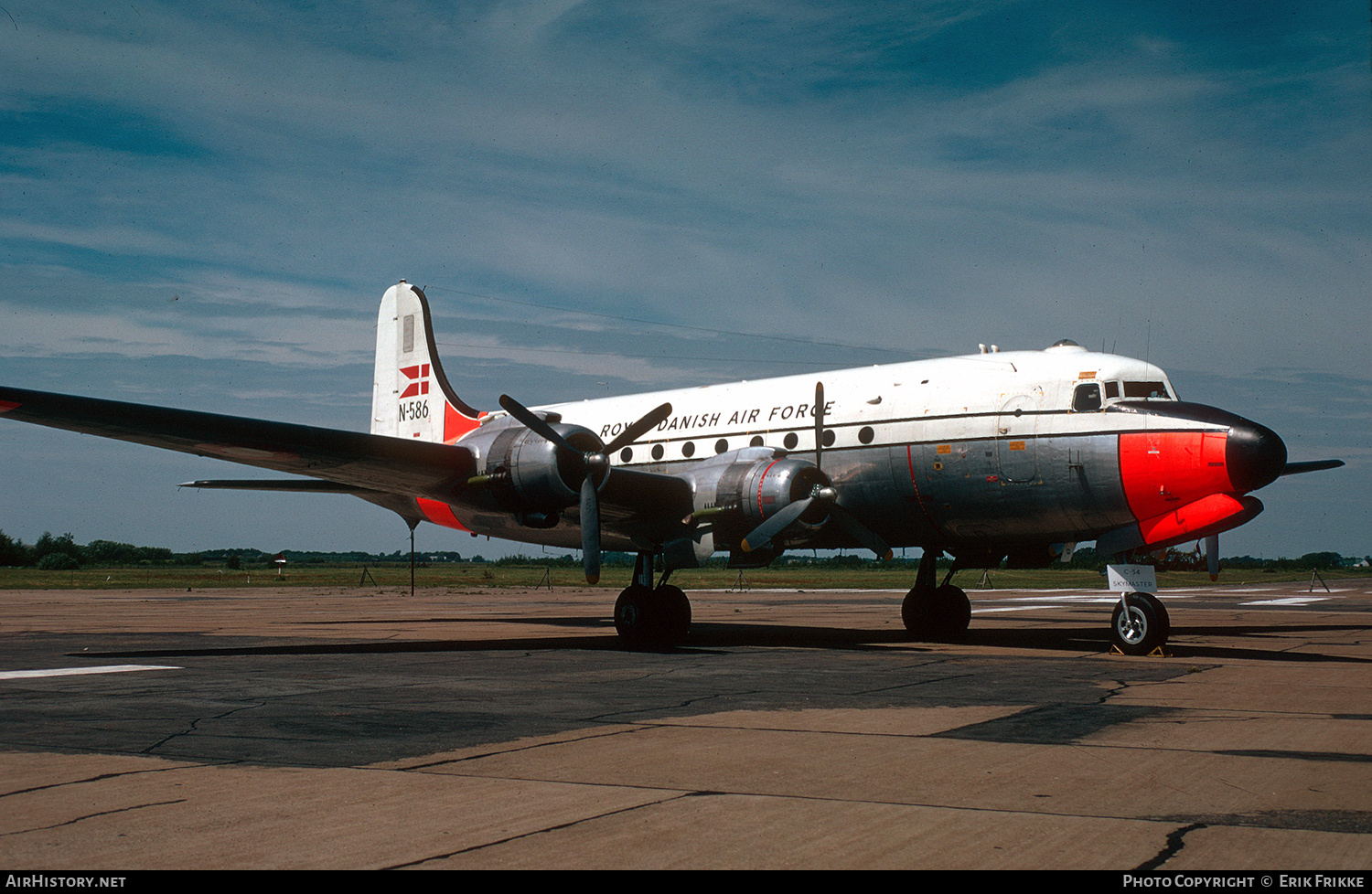 Aircraft Photo of N-586 | Douglas C-54D Skymaster | Denmark - Air Force | AirHistory.net #608915