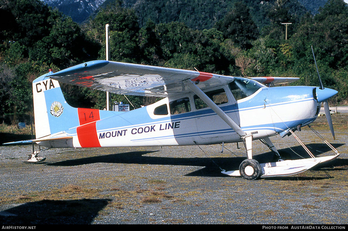 Aircraft Photo of ZK-CYA / CYA | Cessna 185E Skywagon | Mount Cook Line | AirHistory.net #608949