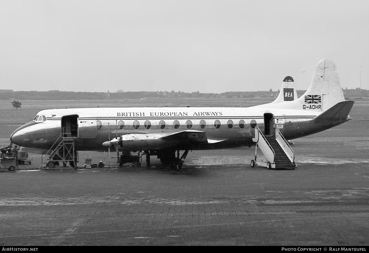 Aircraft Photo of G-AOHR | Vickers 802 Viscount | BEA - British European Airways | AirHistory.net #608956