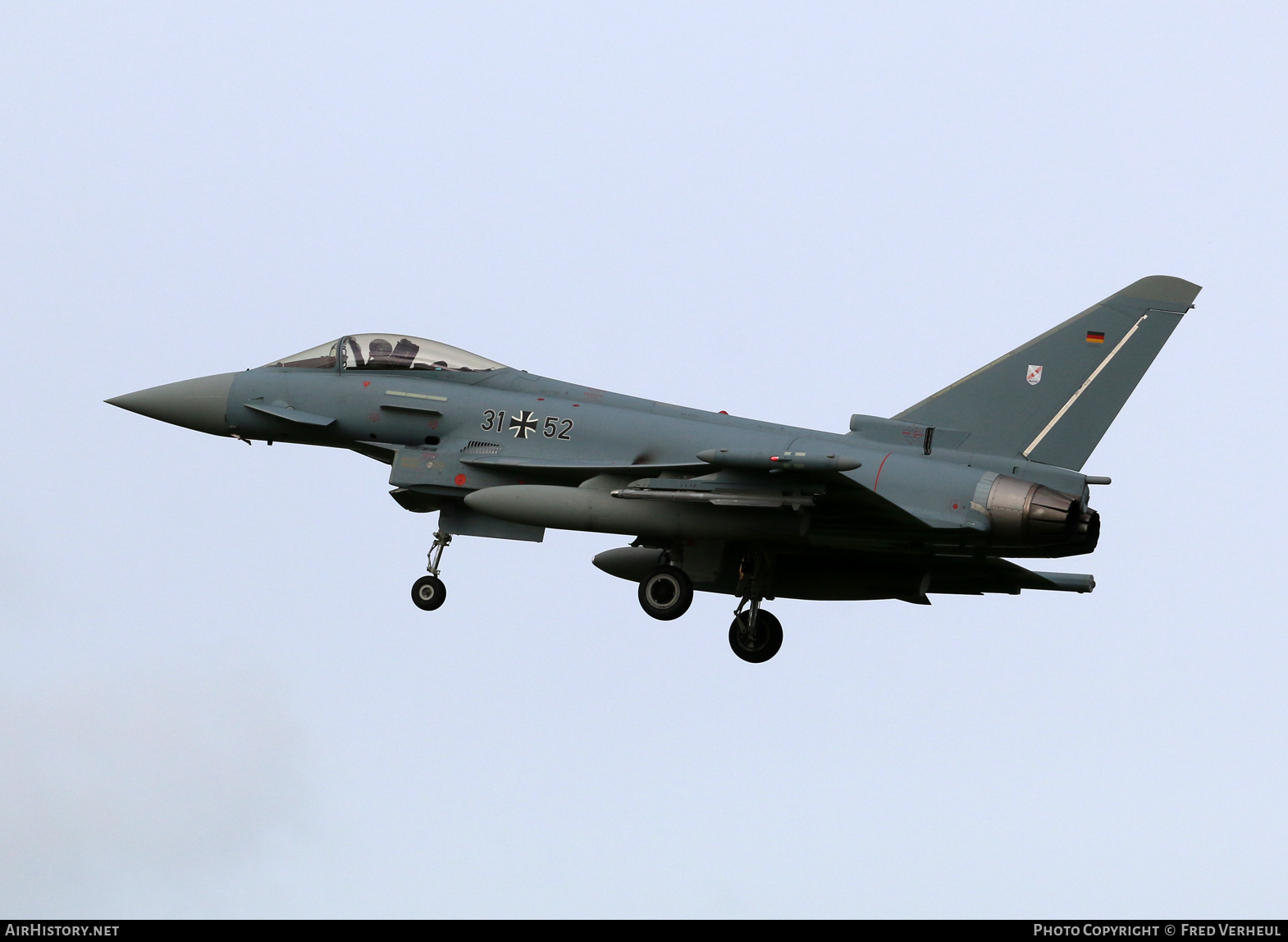 Aircraft Photo of 3152 | Eurofighter EF-2000 Typhoon S | Germany - Air Force | AirHistory.net #608989