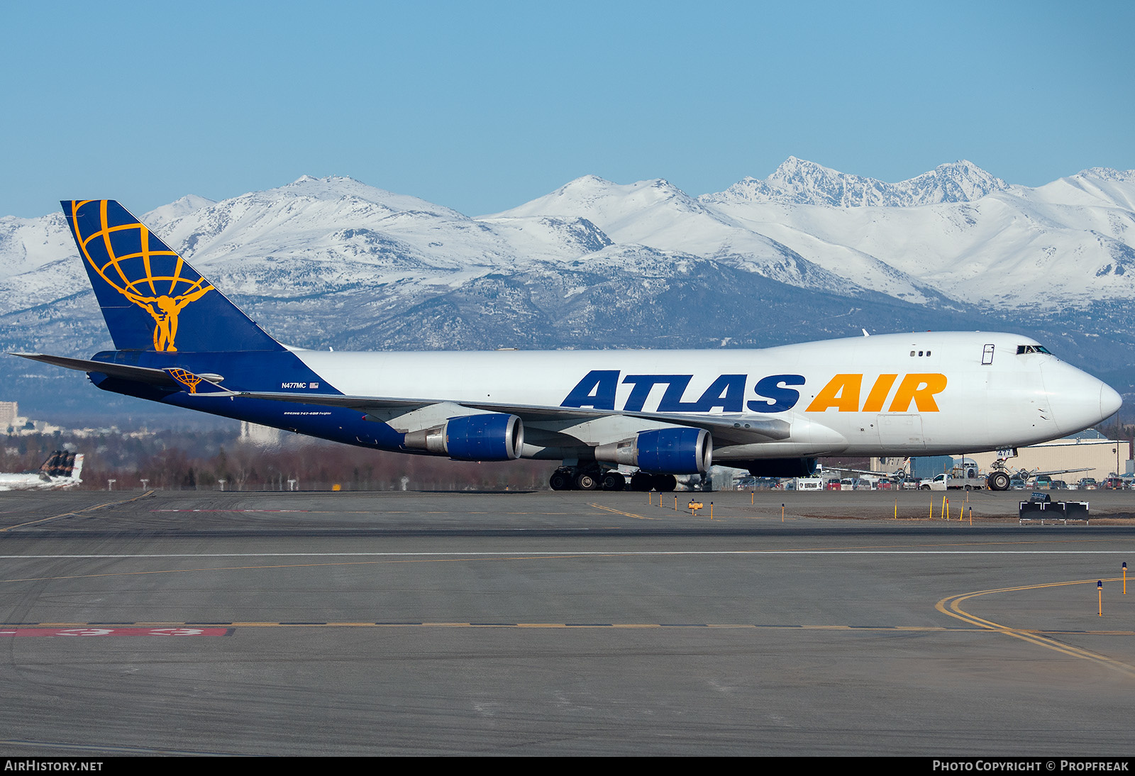 Aircraft Photo of N477MC | Boeing 747-47UF/SCD | Atlas Air | AirHistory.net #608993