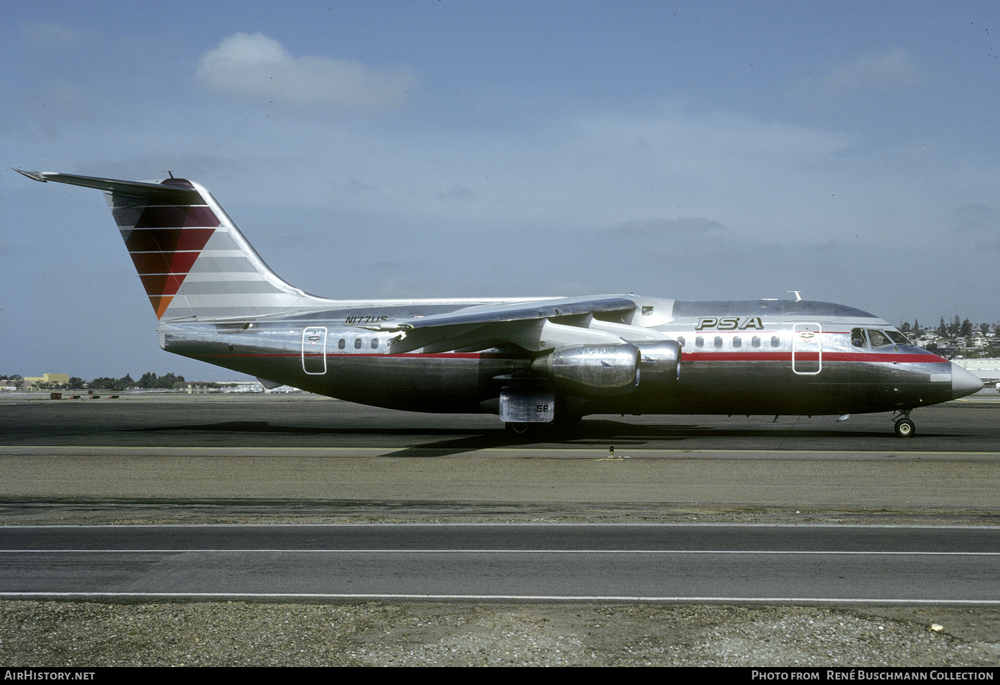 Aircraft Photo of N177US | British Aerospace BAe-146-200 | PSA - Pacific Southwest Airlines | AirHistory.net #608994