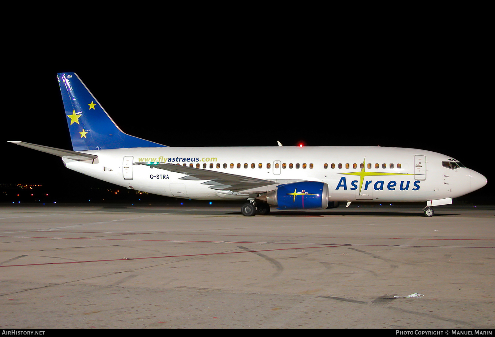 Aircraft Photo of G-STRA | Boeing 737-3S3 | Astraeus Airlines | AirHistory.net #608995