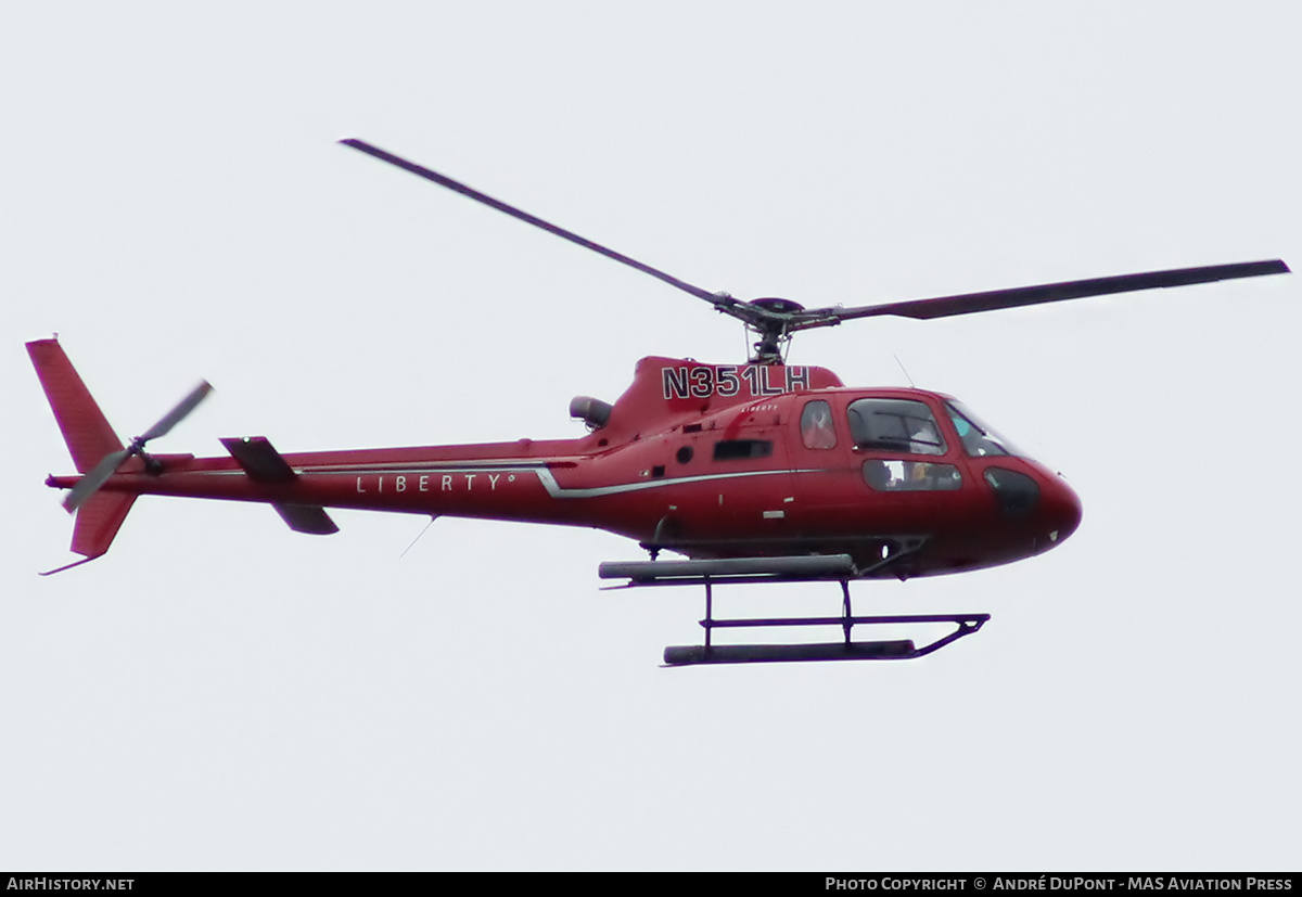 Aircraft Photo of N351LH | Eurocopter AS-350B-2 Ecureuil | Liberty Helicopters | AirHistory.net #609001