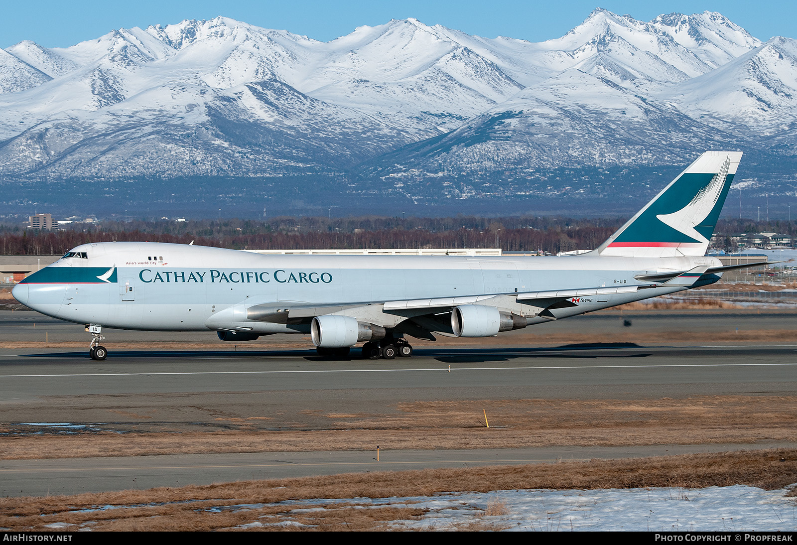 Aircraft Photo of B-LID | Boeing 747-467F/ER/SCD | Cathay Pacific Airways Cargo | AirHistory.net #609007