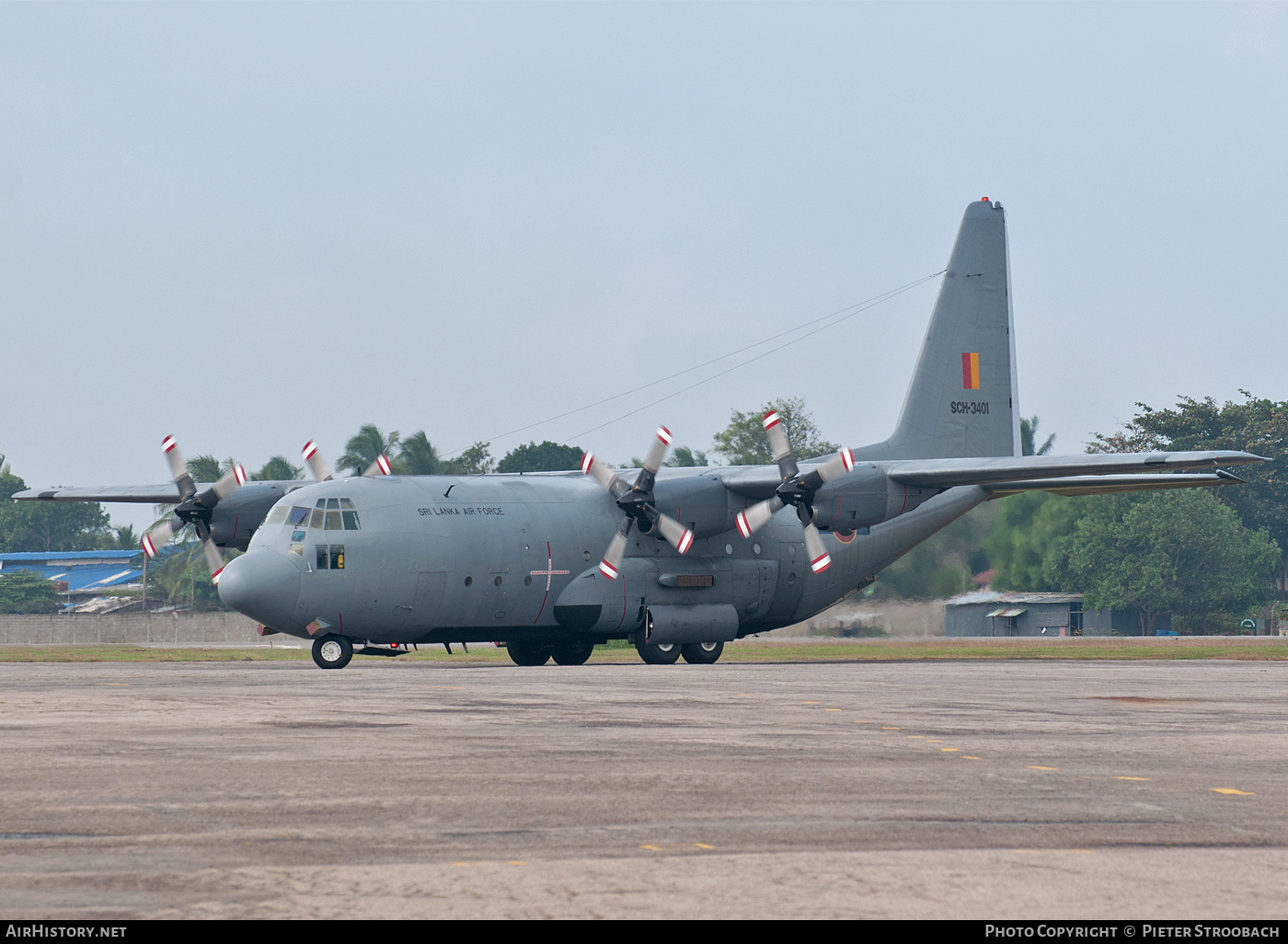Aircraft Photo of SCH-3401 | Lockheed C-130K Hercules (L-382) | Sri Lanka - Air Force | AirHistory.net #609031
