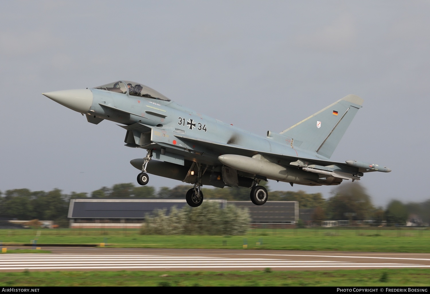 Aircraft Photo of 3134 | Eurofighter EF-2000 Typhoon S | Germany - Air Force | AirHistory.net #609038