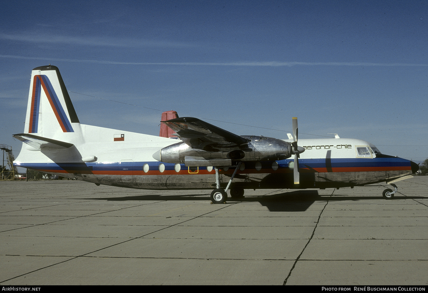 Aircraft Photo of CC-CBQ | Fairchild F-27A | Aeronor Chile | AirHistory.net #609046