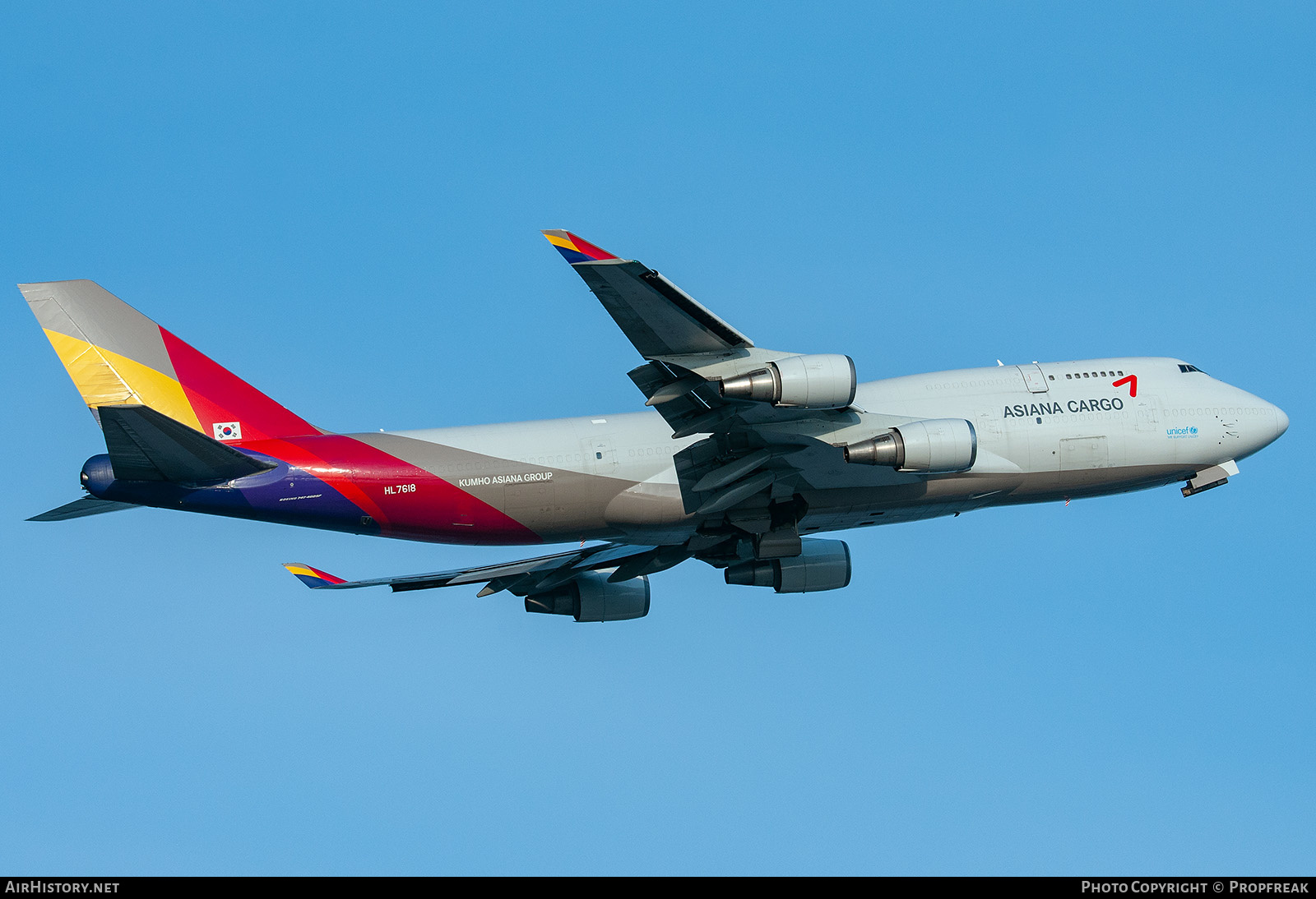 Aircraft Photo of HL7618 | Boeing 747-446(BCF) | Asiana Airlines Cargo | AirHistory.net #609053