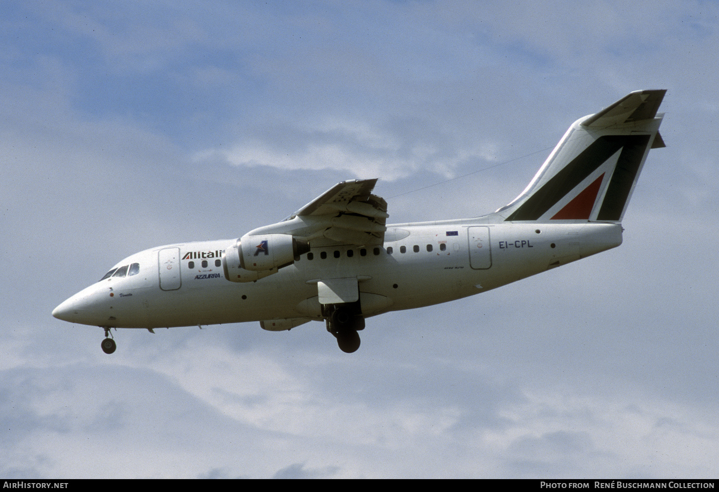 Aircraft Photo of EI-CPL | British Aerospace Avro 146-RJ70 | Alitalia Express | AirHistory.net #609061