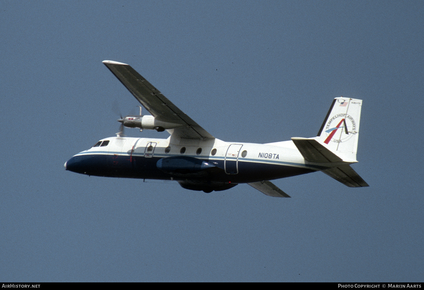 Aircraft Photo of N108TA | Nord 262A-44 | Tempelhof Airways USA | AirHistory.net #609067