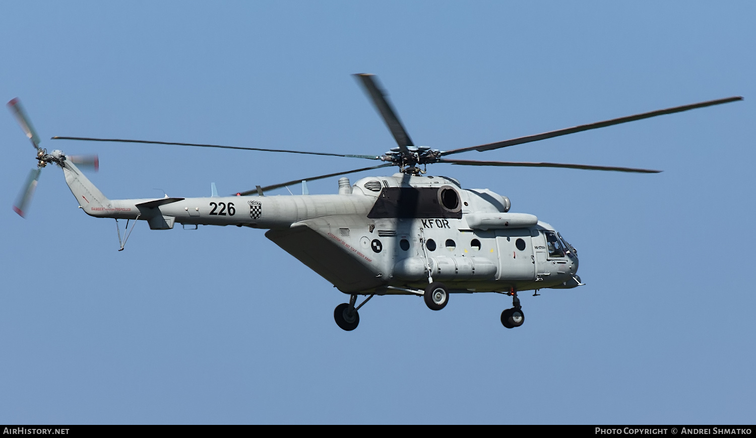 Aircraft Photo of 226 | Mil Mi-171Sh | Croatia - Air Force | AirHistory.net #609077