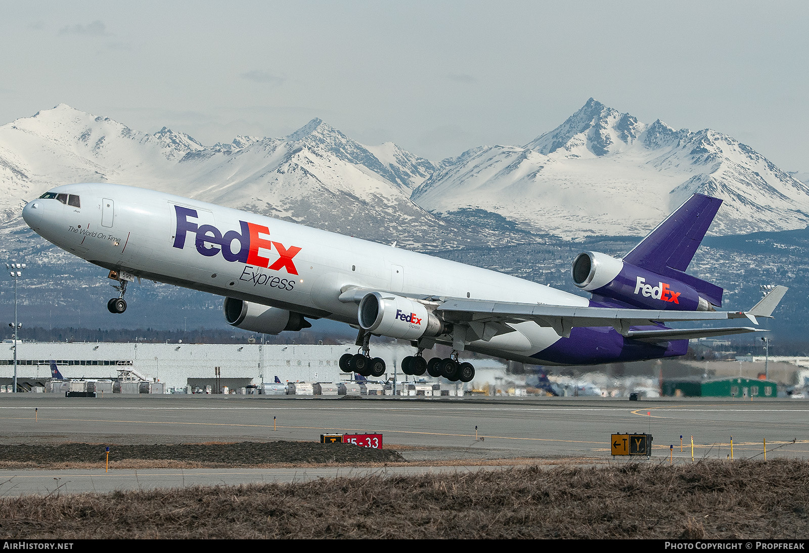Aircraft Photo of N592FE | McDonnell Douglas MD-11/F | FedEx Express | AirHistory.net #609093