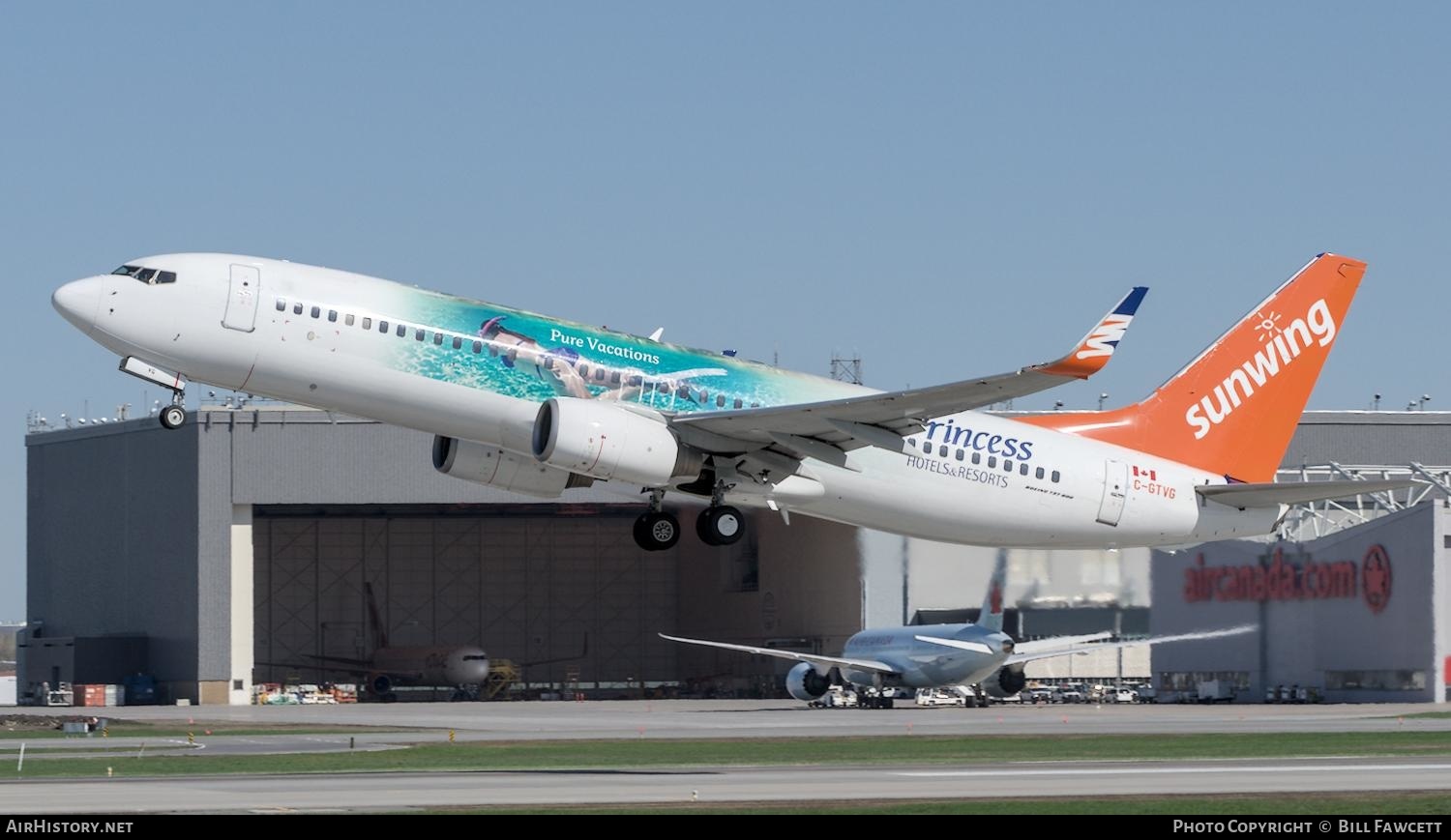 Aircraft Photo of C-GTVG | Boeing 737-8Q8 | Sunwing Airlines | AirHistory.net #609109