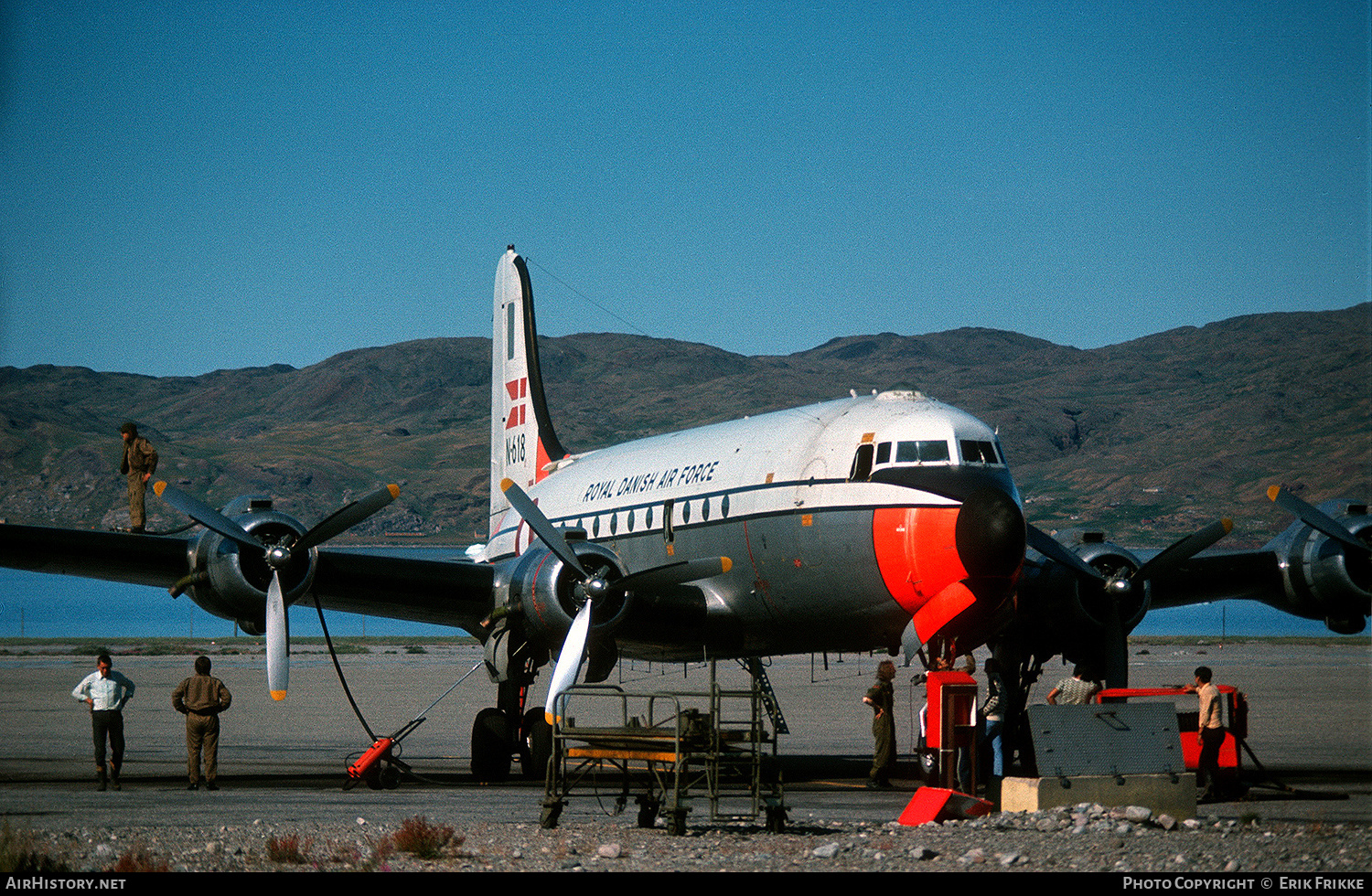 Aircraft Photo of N-618 | Douglas C-54D Skymaster | Denmark - Air Force | AirHistory.net #609121