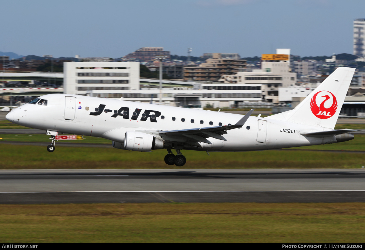 Aircraft Photo of JA221J | Embraer 170STD (ERJ-170-100STD) | J-Air | AirHistory.net #609133