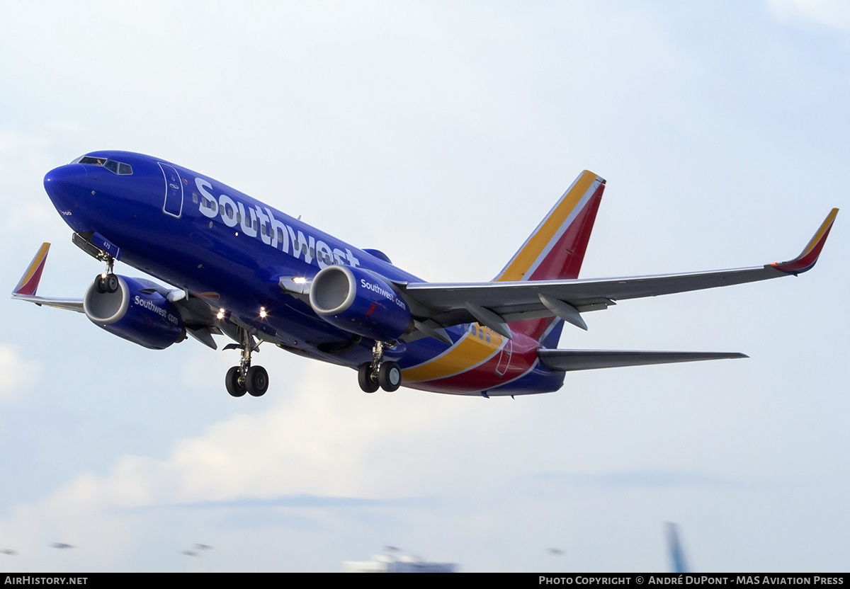 Aircraft Photo of N475WN | Boeing 737-7H4 | Southwest Airlines | AirHistory.net #609143