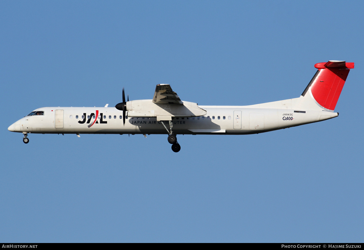 Aircraft Photo of JA843C | Bombardier DHC-8-402 Dash 8 | Japan Airlines - JAL | AirHistory.net #609144