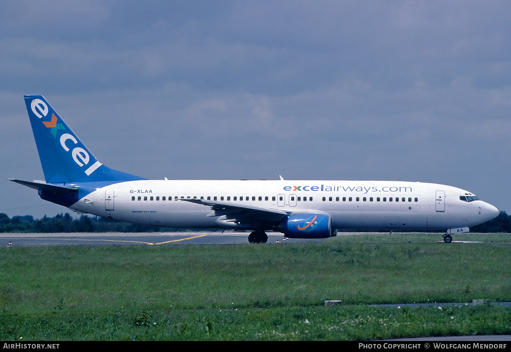 Aircraft Photo of G-XLAA | Boeing 737-8Q8 | Excel Airways | AirHistory.net #609175