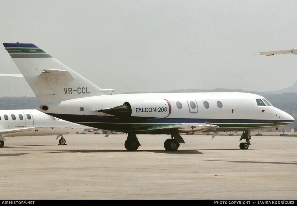 Aircraft Photo of VR-CCL | Dassault Falcon 200 (20H) | AirHistory.net #609177