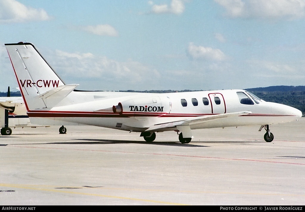 Aircraft Photo of VR-CWW | Cessna 500 Citation | Tadicom | AirHistory.net #609187