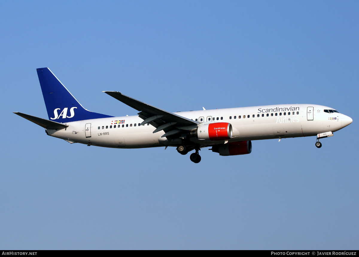 Aircraft Photo of LN-RRS | Boeing 737-883 | Scandinavian Airlines - SAS | AirHistory.net #609190