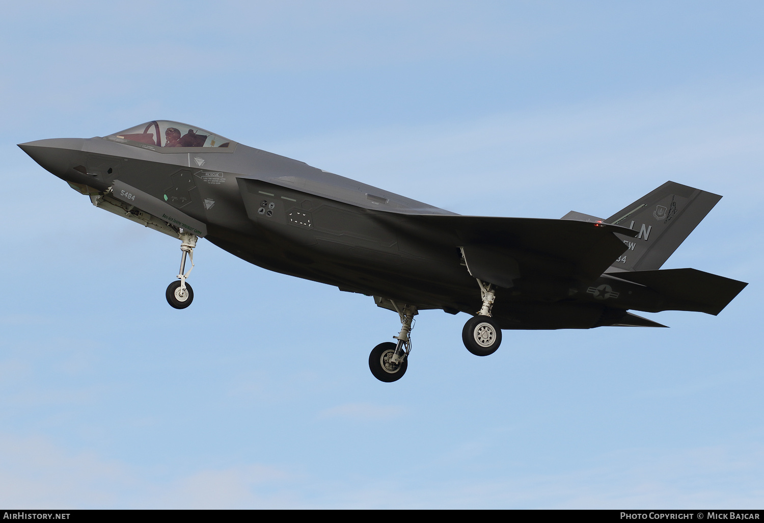 Aircraft Photo of 19-5484 / AF19-5484 | Lockheed Martin F-35A Lightning II | USA - Air Force | AirHistory.net #609207