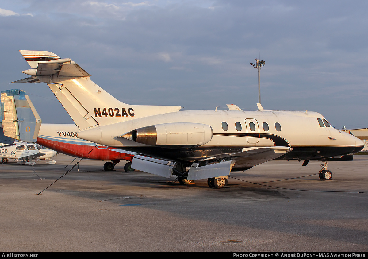 Aircraft Photo of N402AC | Hawker Siddeley HS-125-1A/522 | AirHistory.net #609237