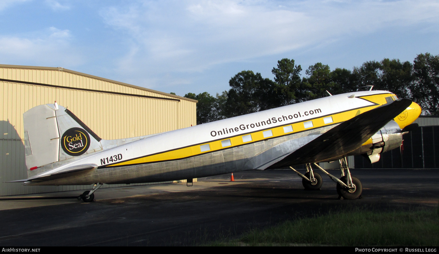 Aircraft Photo of N143D | Douglas DC-3(A) | AirHistory.net #609246