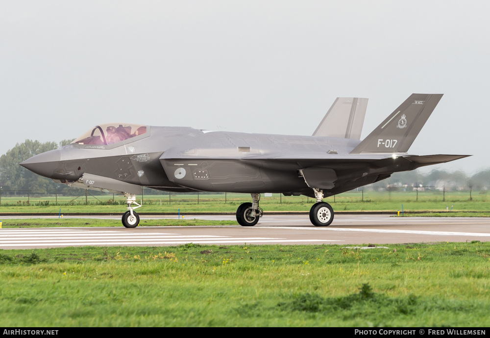 Aircraft Photo of F-017 | Lockheed Martin F-35A Lightning II | Netherlands - Air Force | AirHistory.net #609257