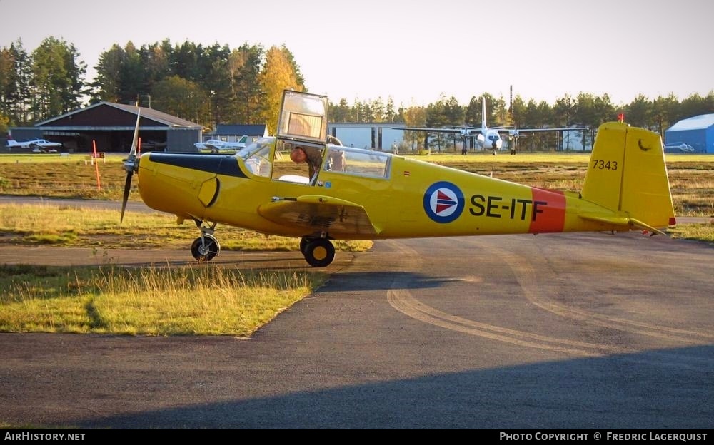 Aircraft Photo of SE-ITF | Saab 91B-2 Safir | Norway - Air Force | AirHistory.net #609258