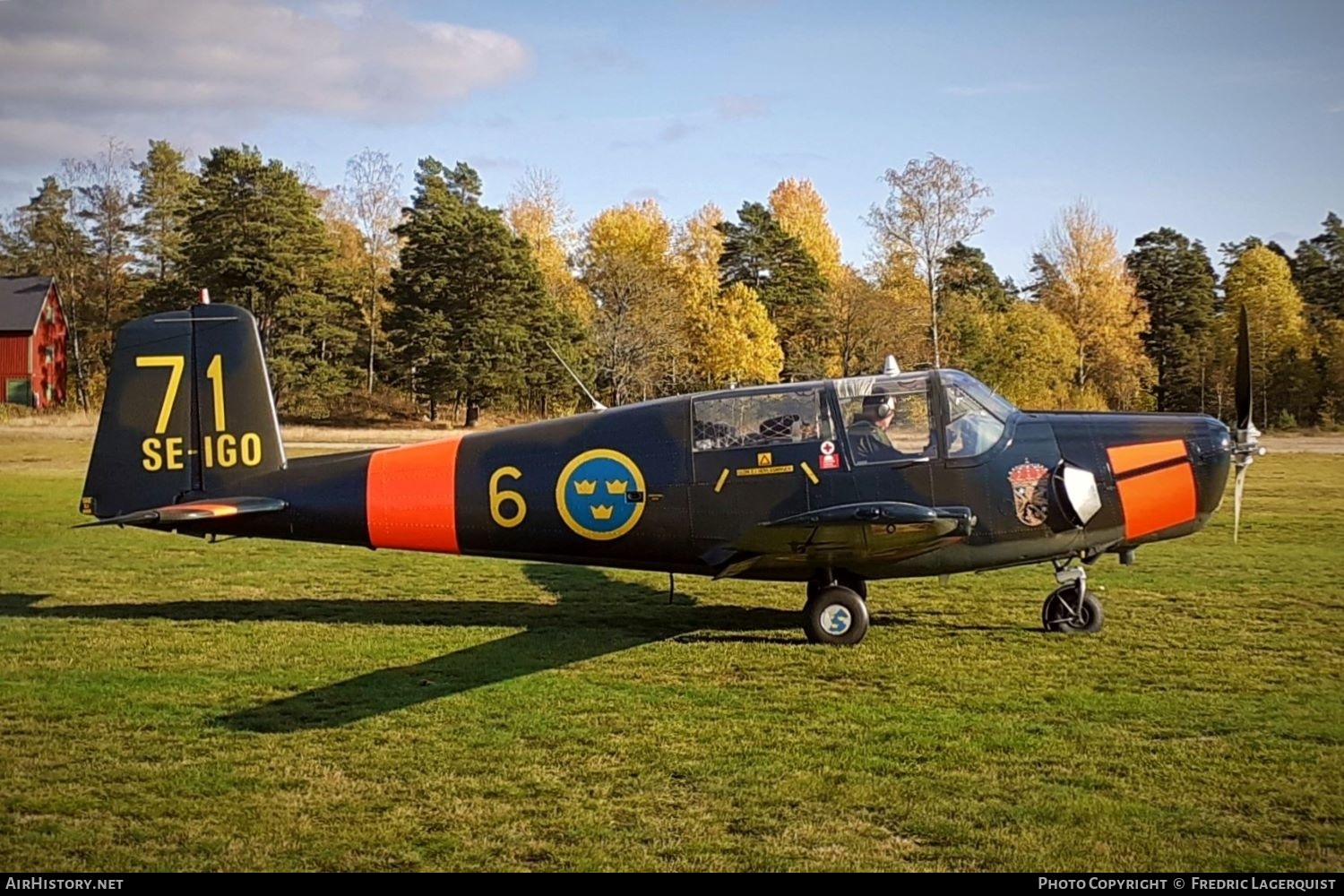 Aircraft Photo of SE-IGO | Saab 91B Safir | Sweden - Air Force | AirHistory.net #609262