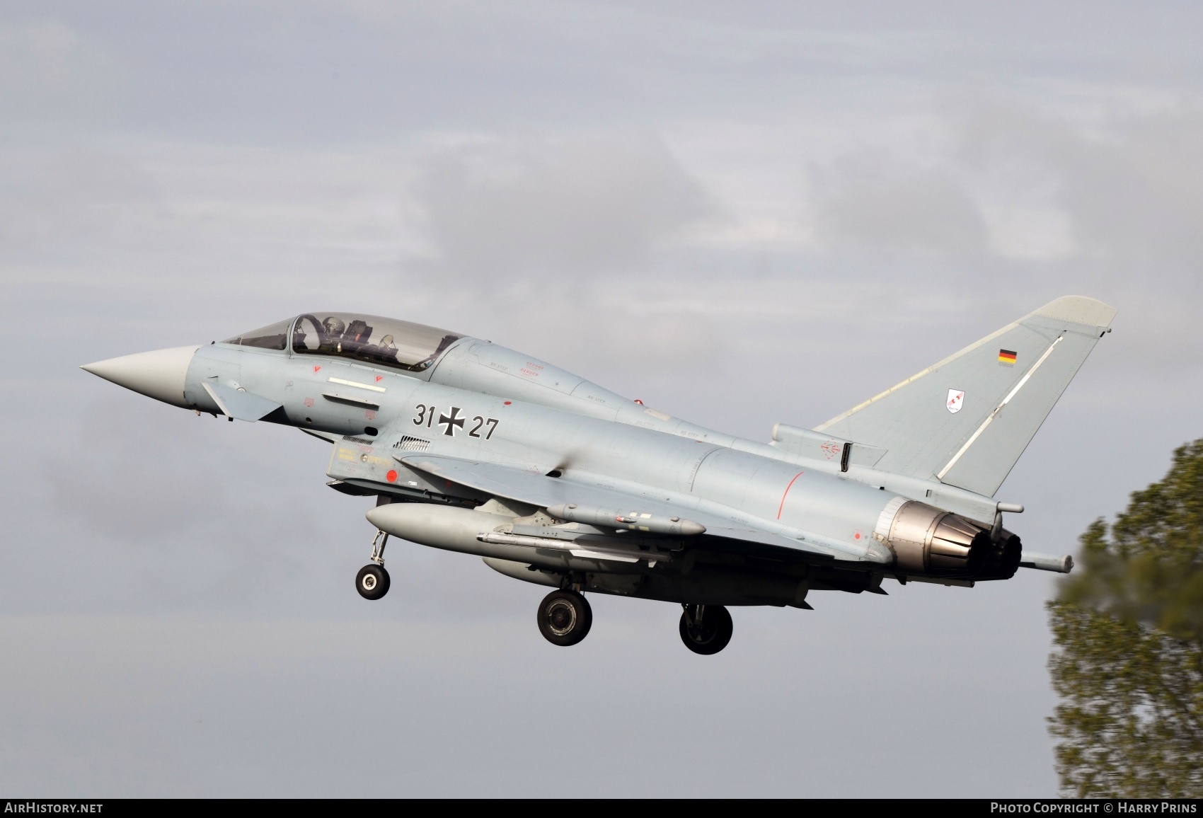 Aircraft Photo of 3127 | Eurofighter EF-2000 Typhoon T | Germany - Air Force | AirHistory.net #609269